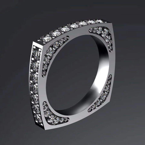 The Kabbalistic Diamond Wedding Ring