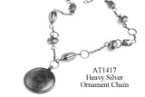 72 Names & Archangels 925 Silver Amulet - 70cm Heavy Silver Ornament Chain
