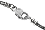 72 Names & Archangels 925 Silver Amulet. 56cm Heavy Silver Double Ear Chain