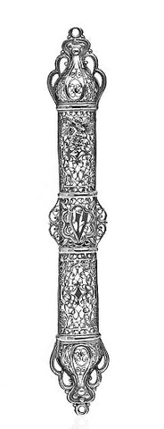 Filigree 925 Silver - Vintage Mezuzah Case