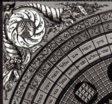 The Book of Formation Etching 1859 - Reproduction 100cm x 70cm, Including English or Hebrew CD. Packaged in a Box